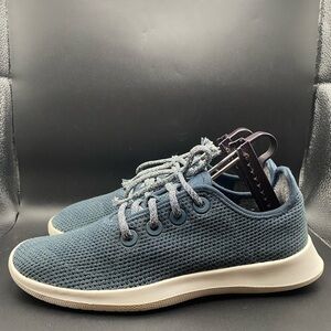 Allbirds Tree Runner Women’s Size 10 Shoes Blue White Comfort Casual Sneakers